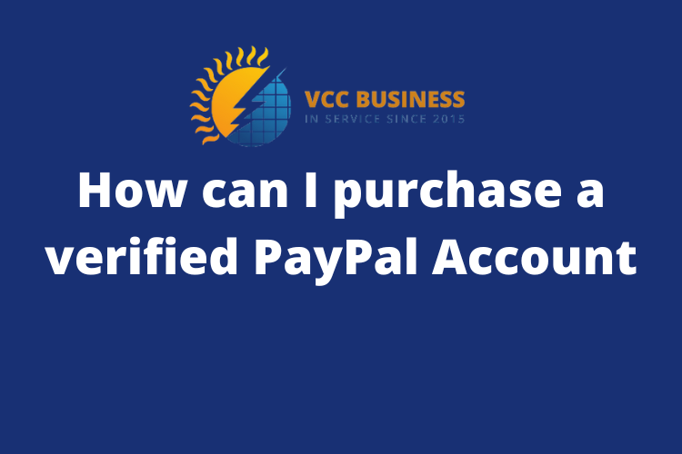 How can I purchase a verified PayPal Account