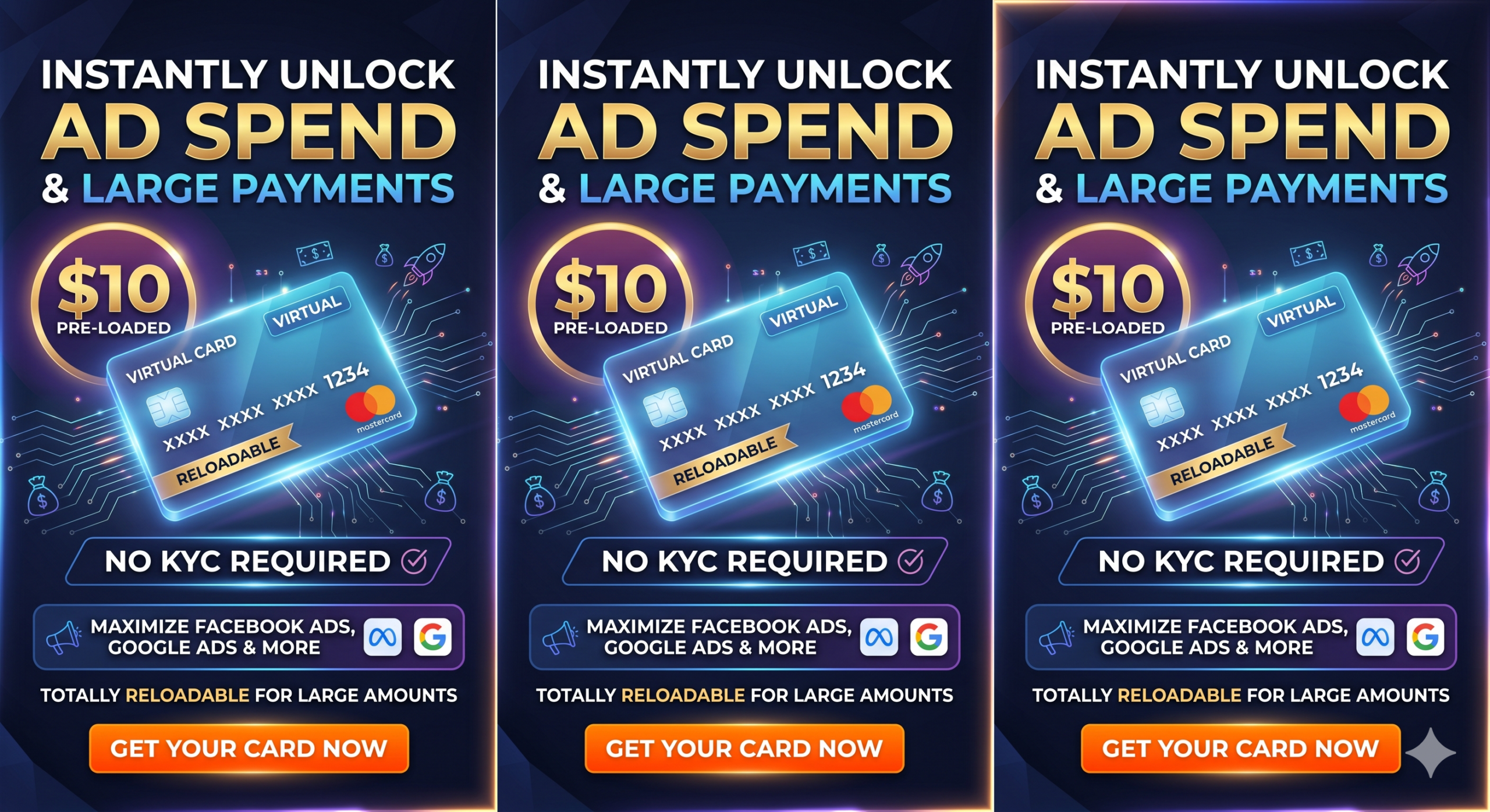 Reloadable Virtual Credit Card